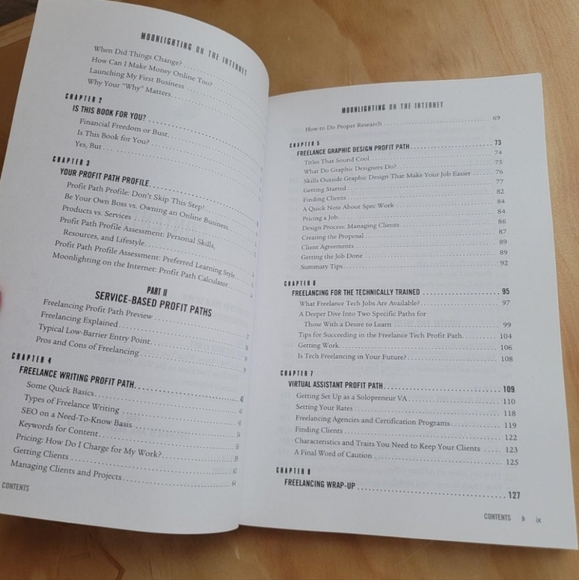 Moonlighting on the Internet Paperback Book Money Career Writing Online - Picture 5 of 7